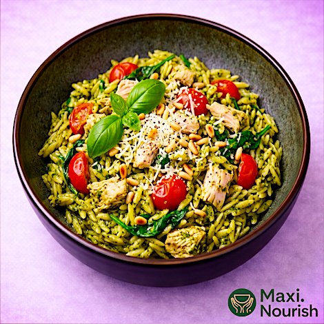 Chicken Pesto Orzo