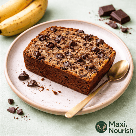 Dark Choc Chip Banana Bread