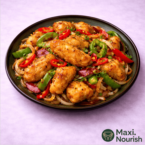 Salt and Pepper Chicken with Potatoes